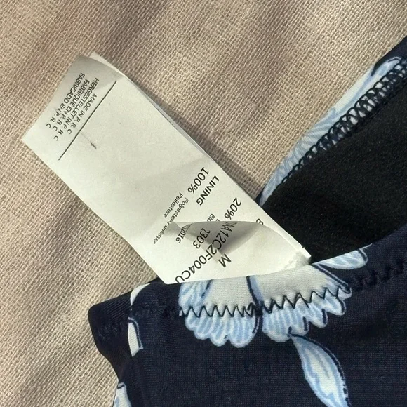 Cupshe Blue Floral Bikini Top - Picture 2 of 3